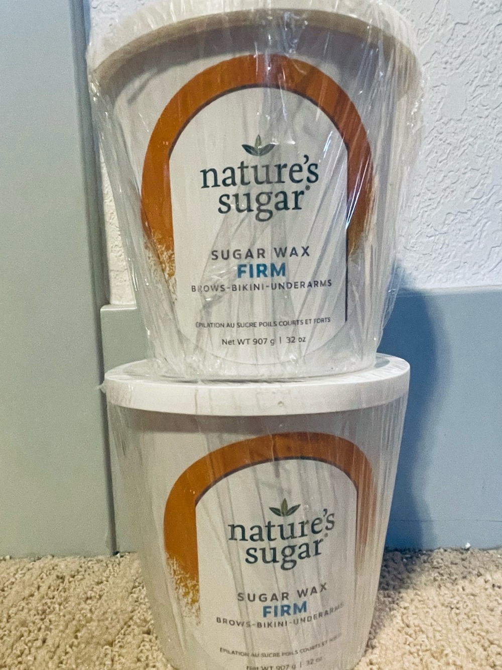 Nature's Sugar - Sugar Wax - SEALED NEW - 2pk FIRM